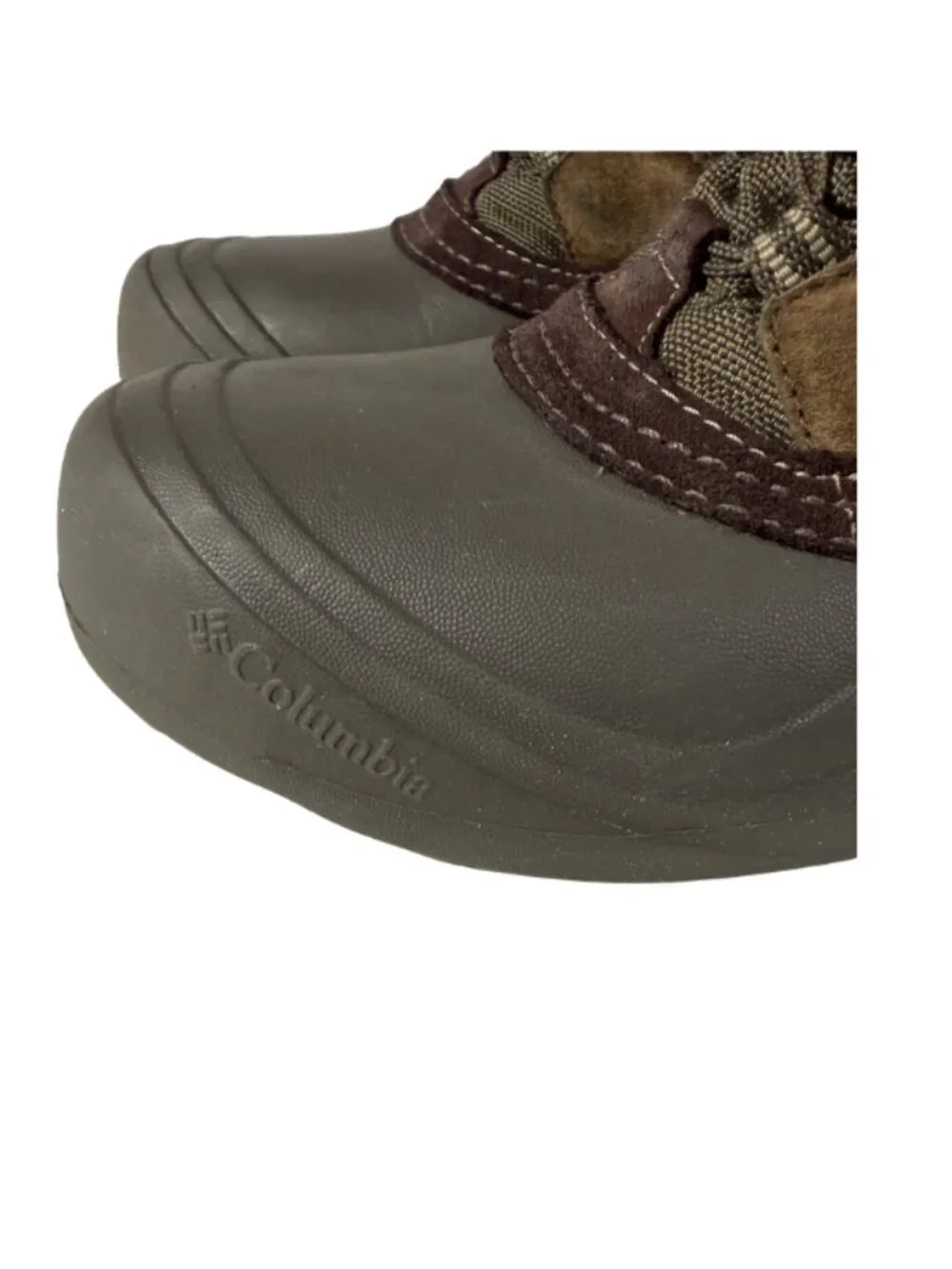 Columbia Sierra Summette Womens 9 Brown Suede Faux Fur Snow Boots Winter